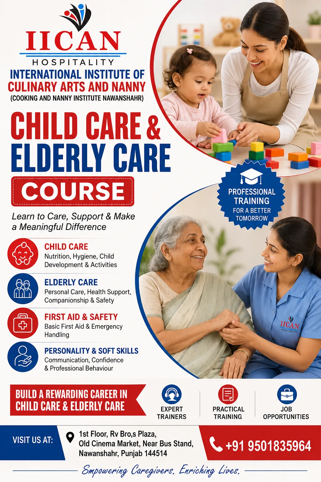 Nanny Course Fee in Nawanshahr: Complete Cost Guide 2026 (Child Care + Elderly Care)