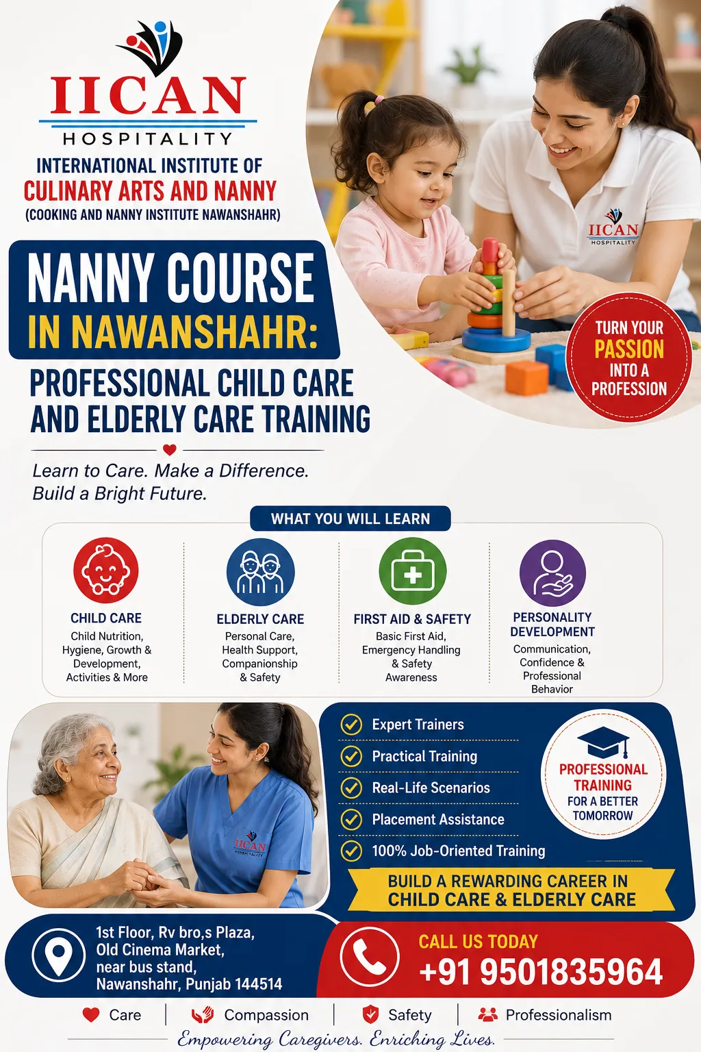 Professional Child Care and Elderly Care Training in Nawanshar