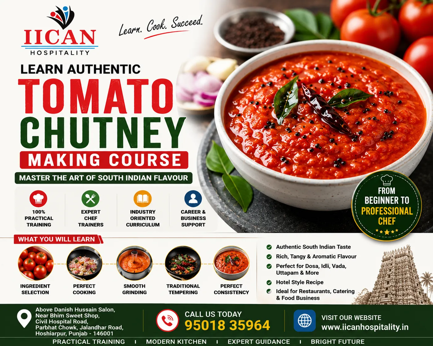 Tomato Chutney Making Course in Hoshiarpur