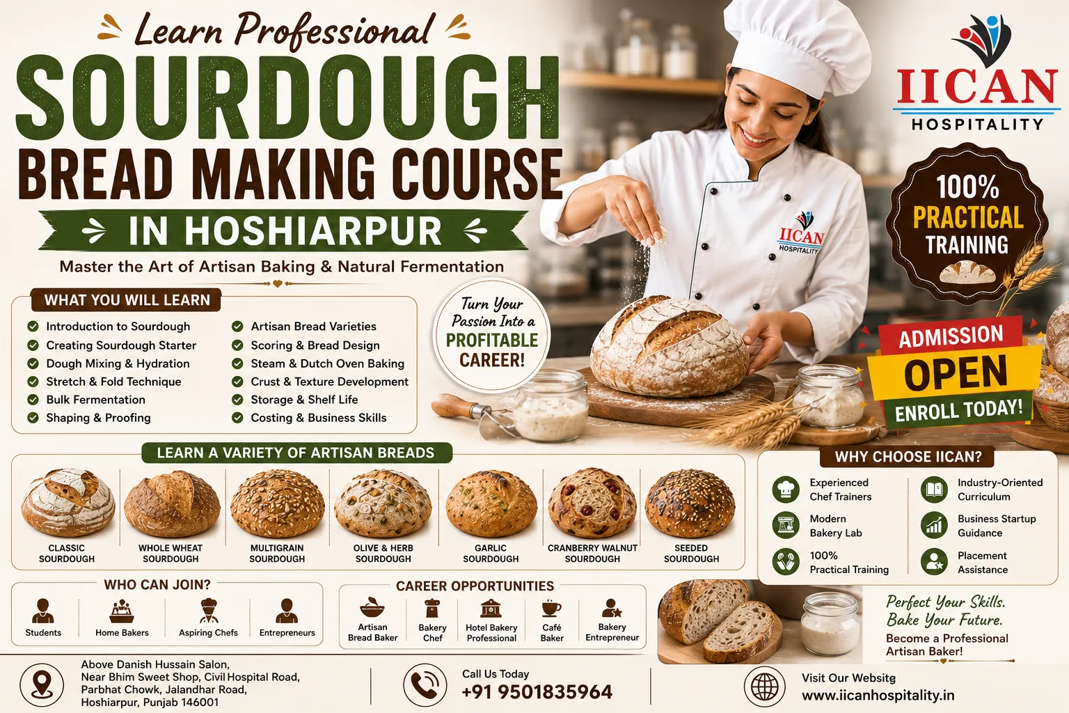 Sourdough Bread Making Course in Hoshiarpur
