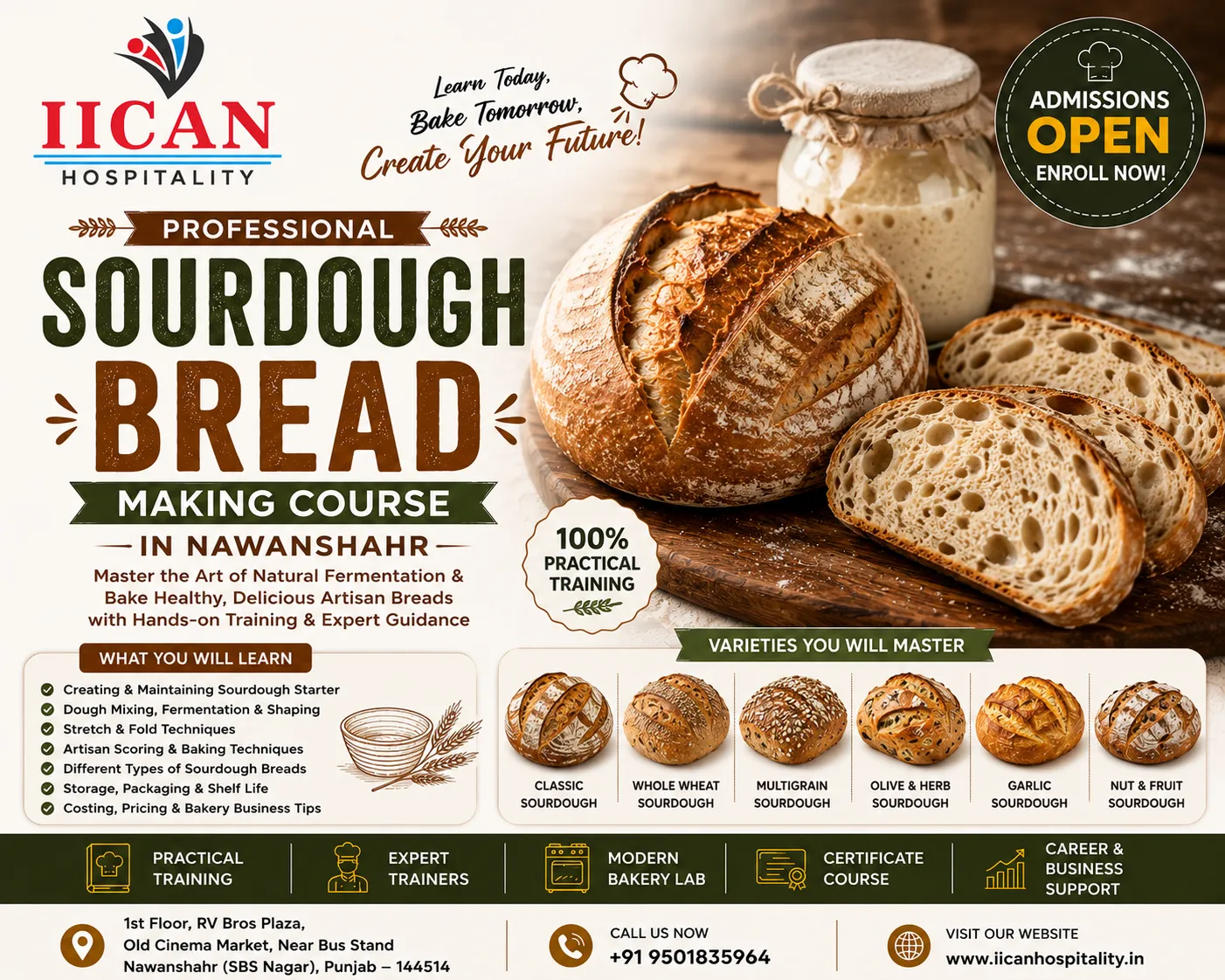 Sourdough Bread Making Course in Nawanshahr