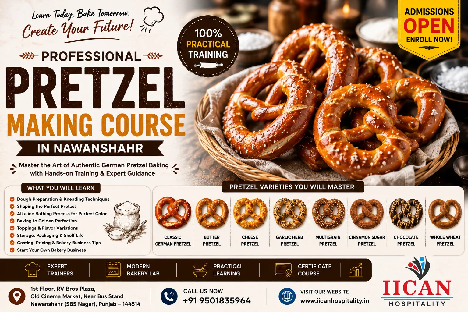 Pretzel Making Course in Nawanshahr