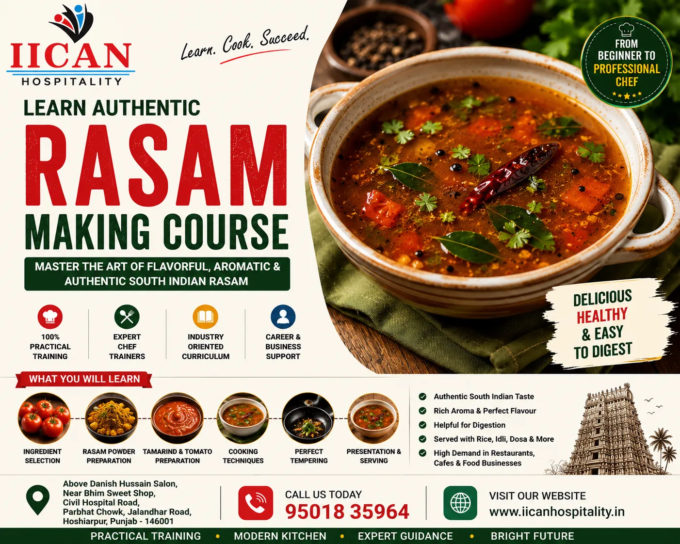 Rasam Making Course in Hoshiarpur