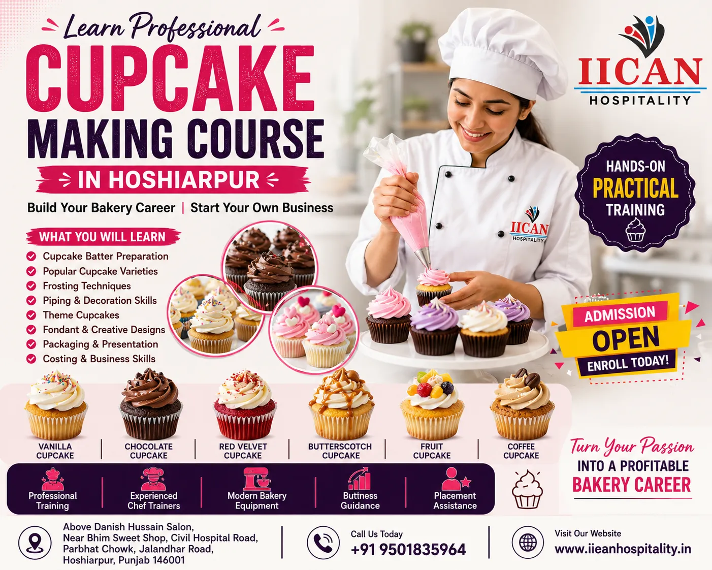 Professional Cupcake Making Course in Hoshiarpur